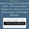 Stockcyclesforecast – Stock Trading Using Planetary Cycles – The Gann Method Volume III Gann Astro Vol III Horoscopes and Trading Methods. PINGCOURSE - The Best Discounted Courses Market