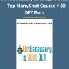 Bot Badassery Catalogue 2019 – Top ManyChat Course 80 DFY Bots 1 PINGCOURSE - The Best Discounted Courses Market