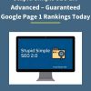 Stupid Simple SEO 2.0 Advanced – Guaranteed Google Page 1 Rankings Today 1 PINGCOURSE - The Best Discounted Courses Market